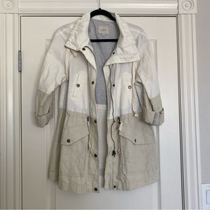 Colorblock Utility Trench Jacket